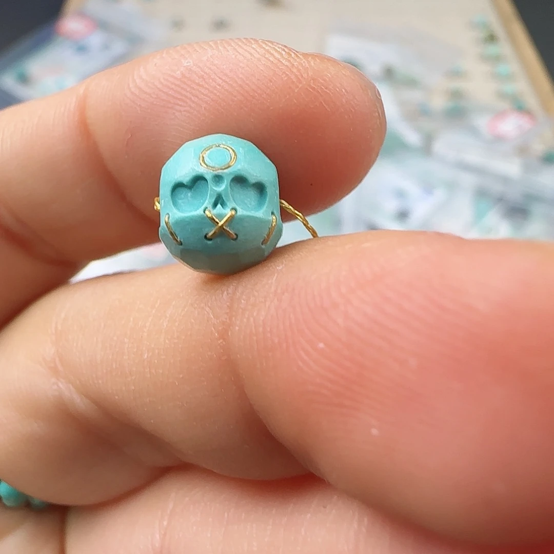 绿松石珠宝半成品未镶嵌