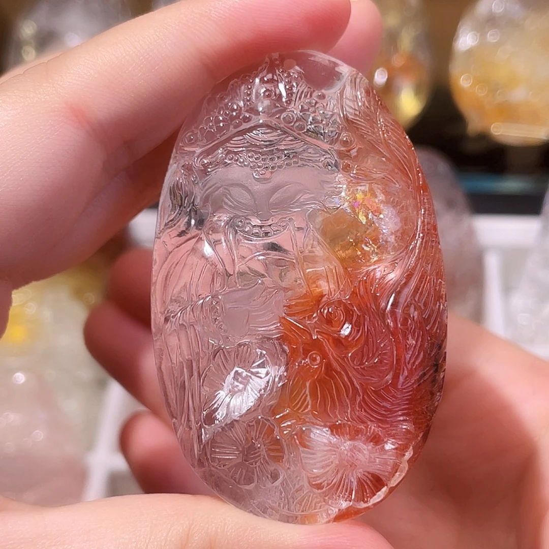 未镶嵌颈饰水晶红胶花