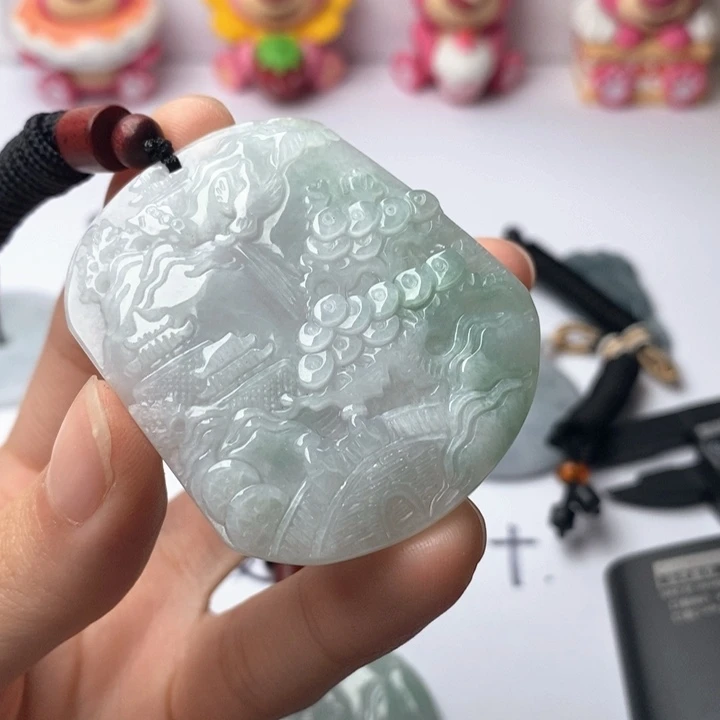 翡翠未镶嵌颈饰翡翠