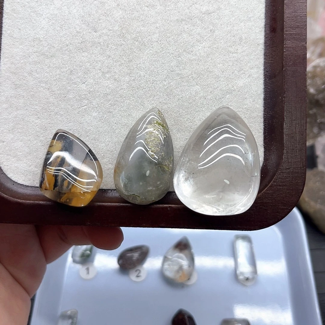 ^***^珠宝半成品水晶未镶嵌22