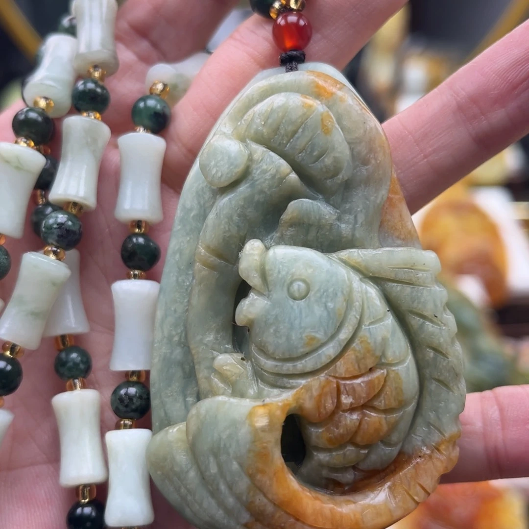 岫玉未镶嵌挂件挂件