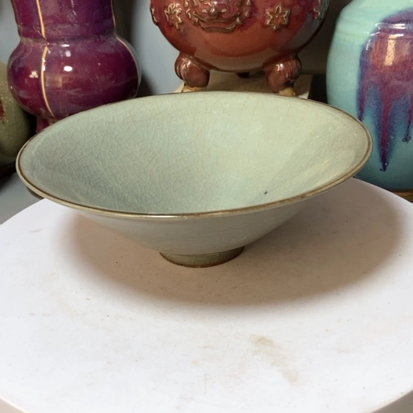 【闪购商品】摆件德*堂宋官窑斗立盏一个