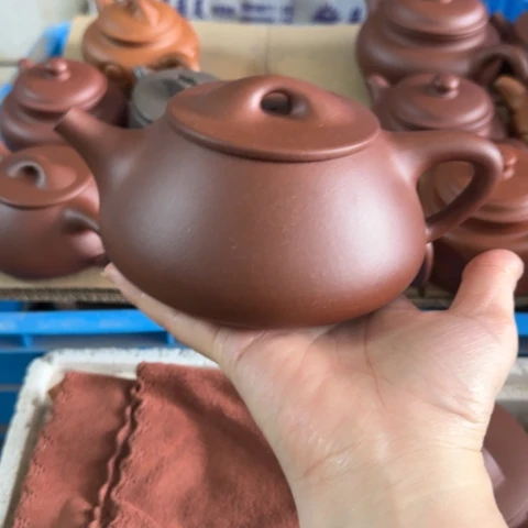 茶壶紫砂底槽清料520cc