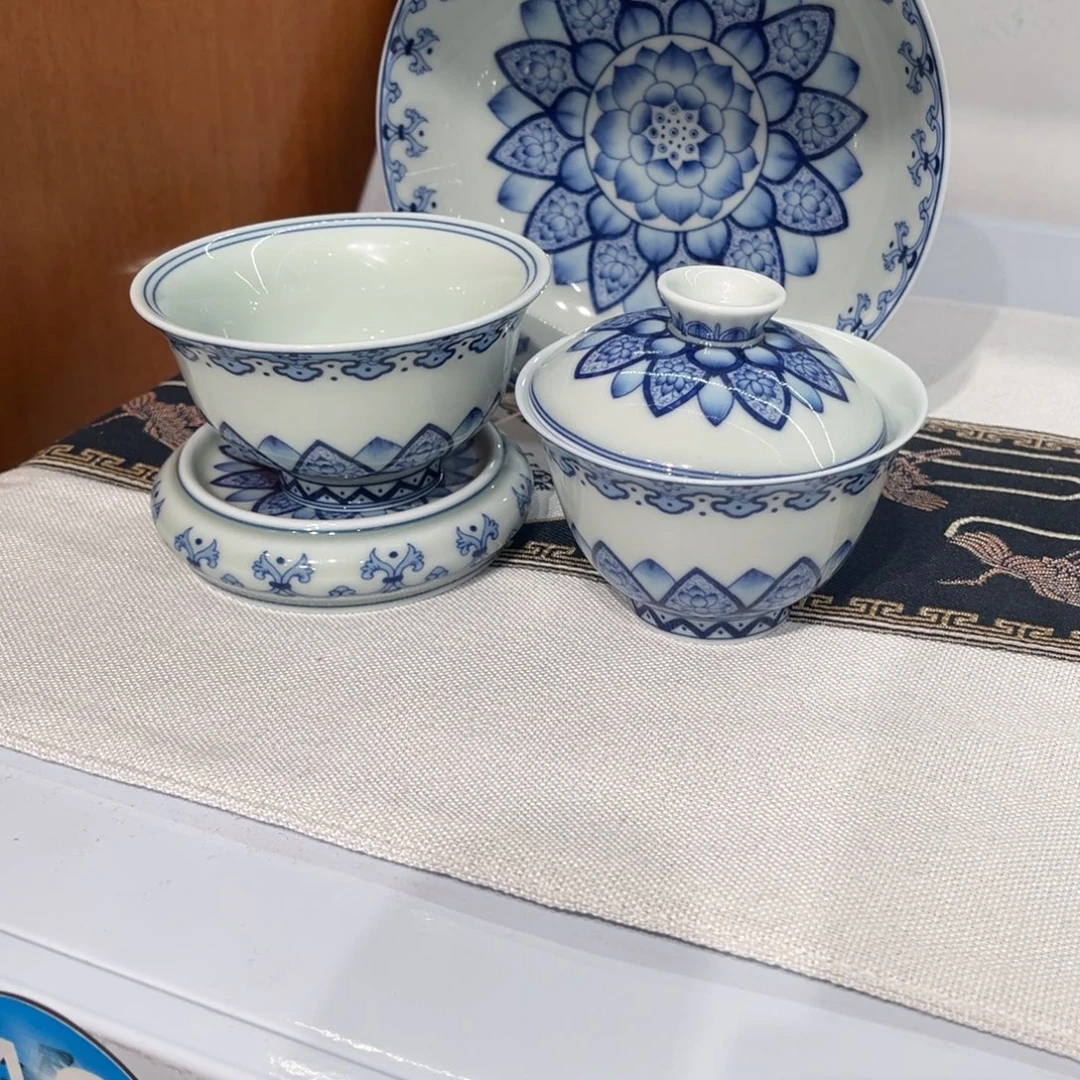 ****鹏高温瓷茶具套装家用