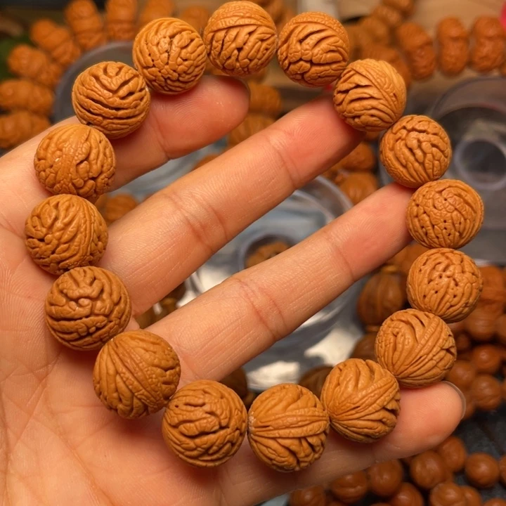 桃核手串龙纹桃核8