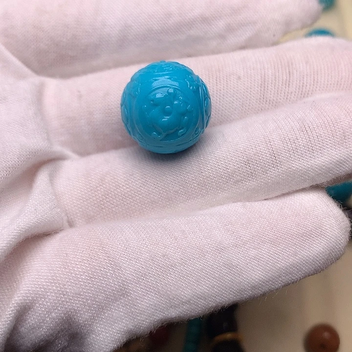 绿松石未镶嵌绿松石四神兽15.3