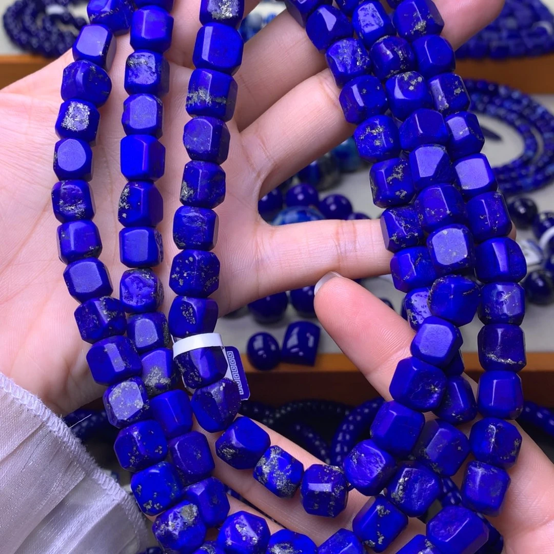 青金石未镶嵌手串