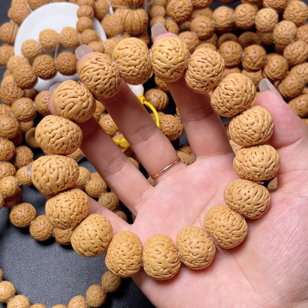 桃核手串磨盘手串