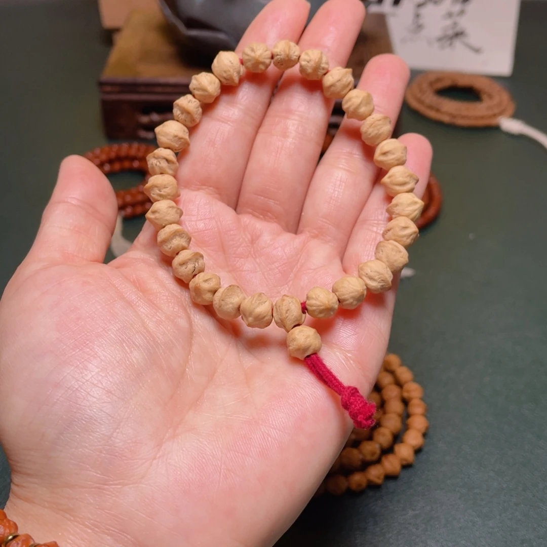 柏香籽/百香籽吊坠横打单圈