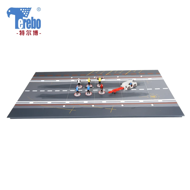 Terebo特尔博辽宁号航母模型甲板歼15飞机模型战斗机航模场景摆件