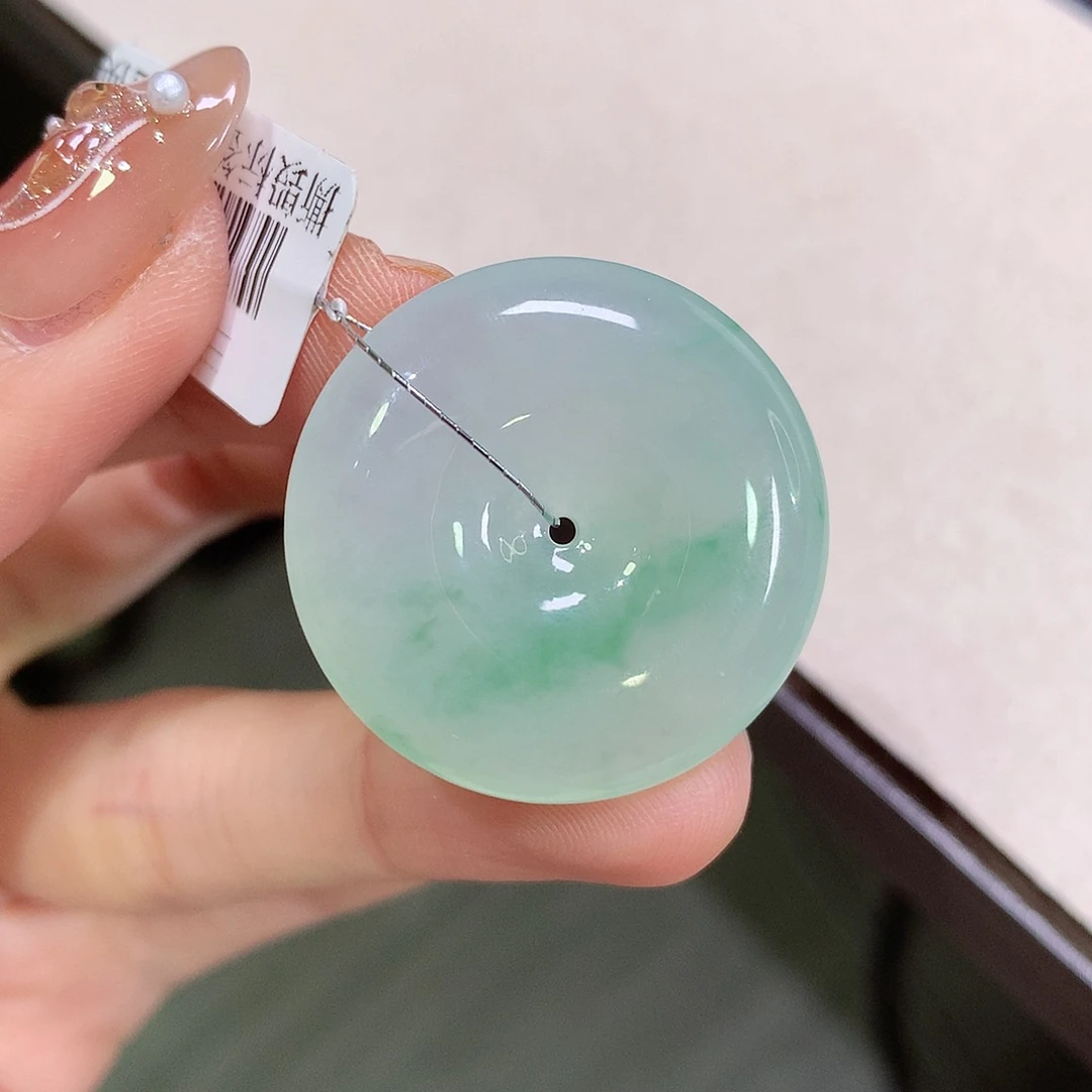 翡翠未镶嵌颈饰28.3-6.1