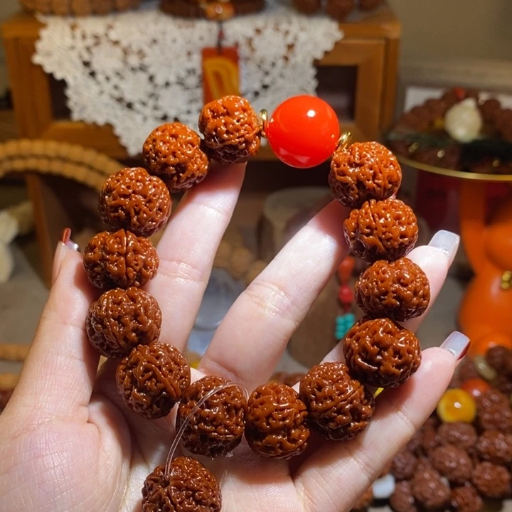 金刚菩提手串185玉华安娜籽毕业款一物