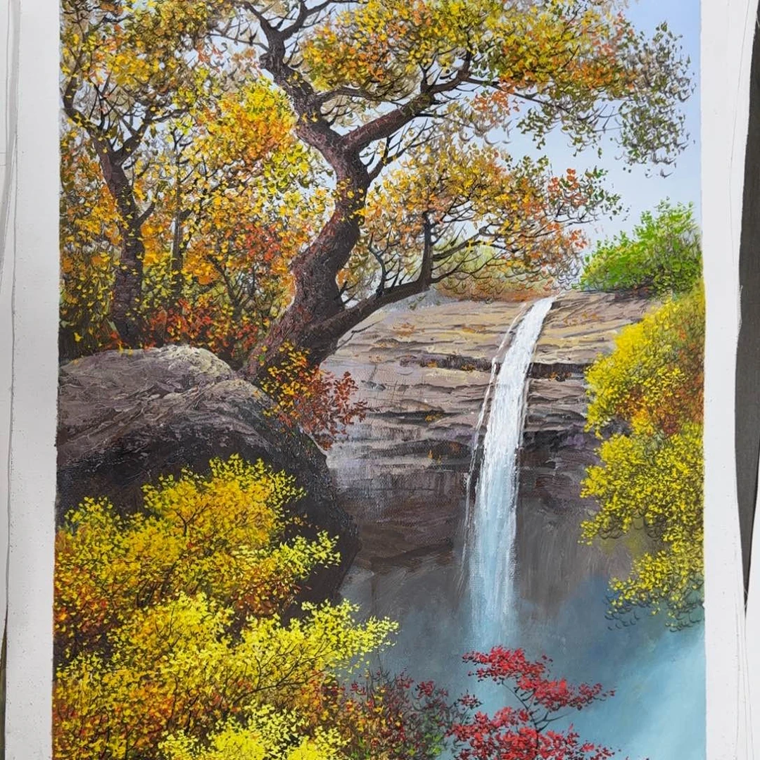 油画加油加油努力加油加油