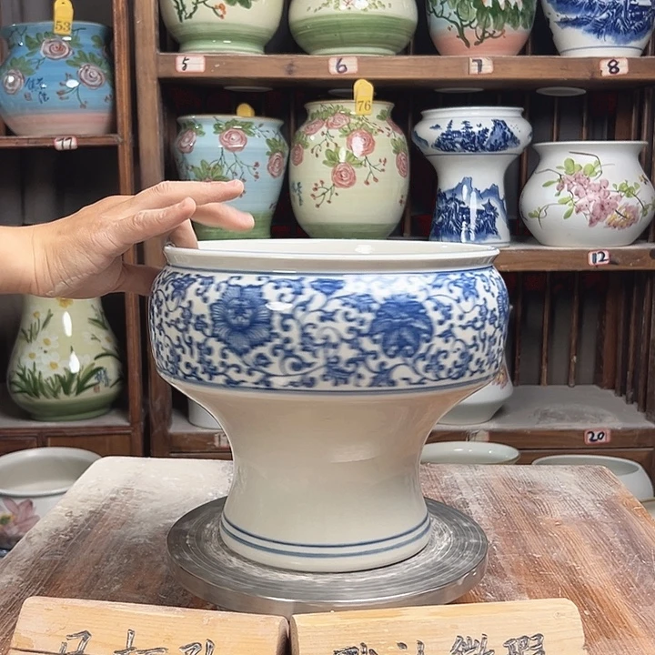 陶瓷口22青花子连新款新款陶瓷陶瓷陶瓷