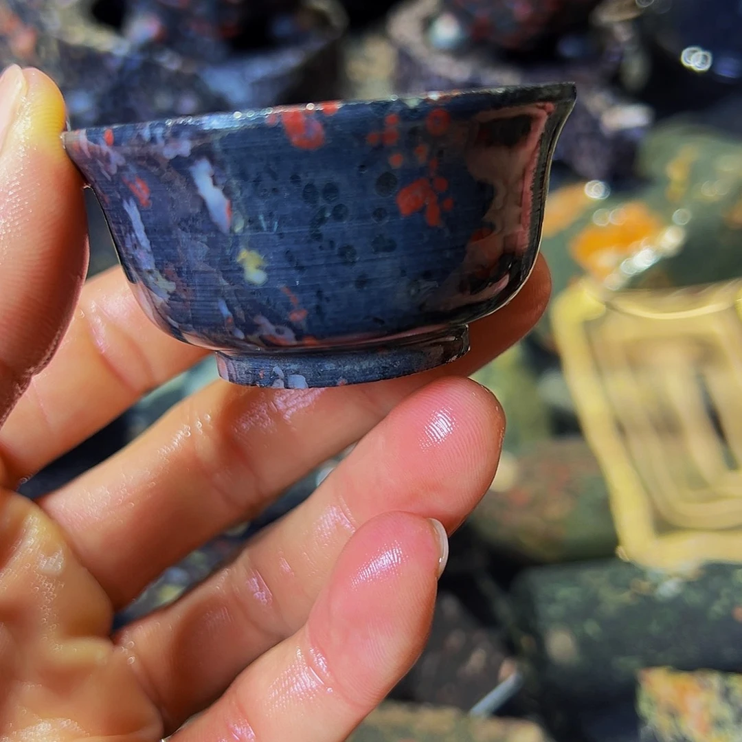 梅花玉鱼缸石茶周边微瑕不退不换