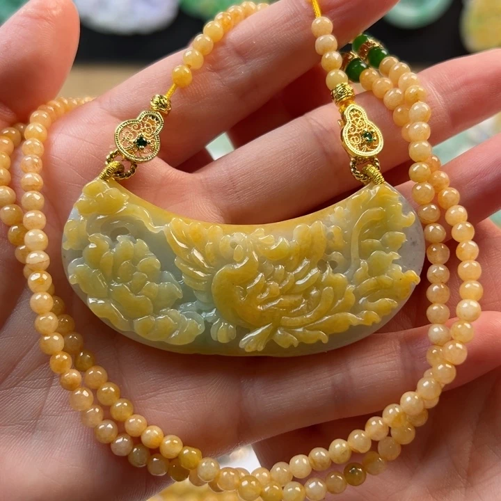 颈饰未镶嵌翡翠吊坠