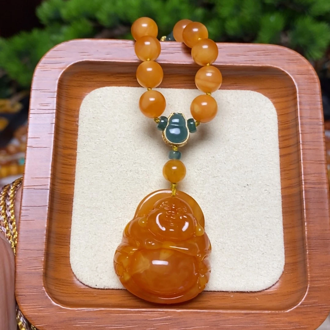 【闪购商品】蜜蜡颈饰未镶嵌项链
