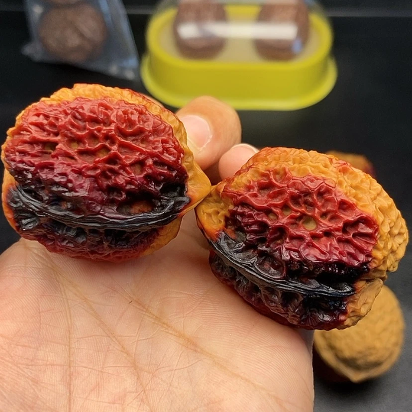 【闪购商品】把件文玩核桃40尺领头羊蟾