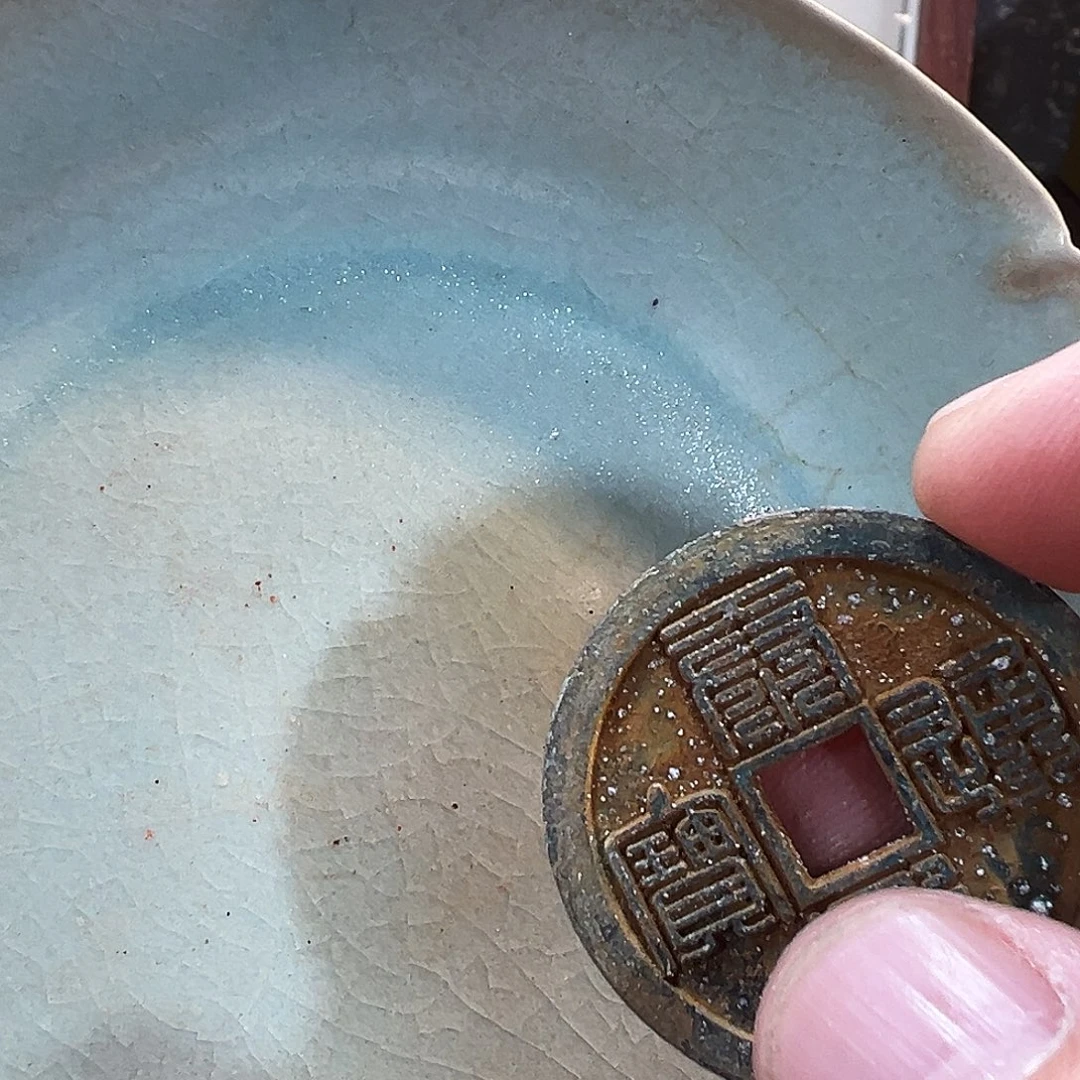 瓷片五大名窑瓷器摆件瓷片