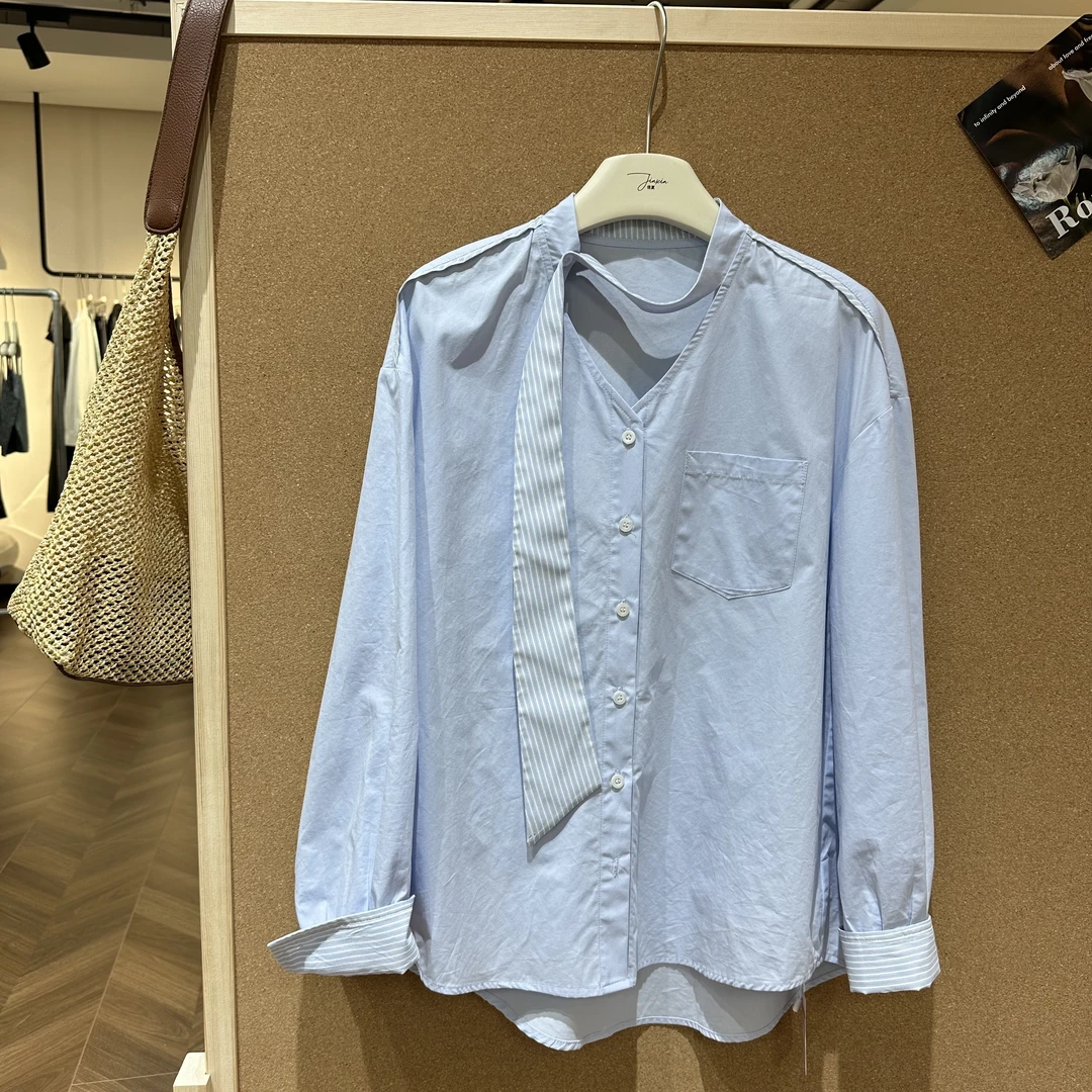 【菀柳】春季新款小心机气质舒适休闲百搭衬衫LYF025028-2056