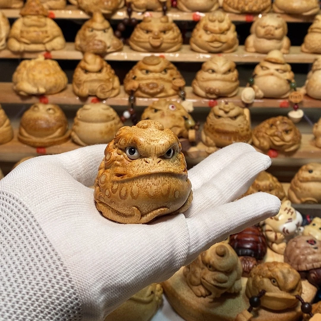 看***好香榧木竹根雕工艺精湛工艺