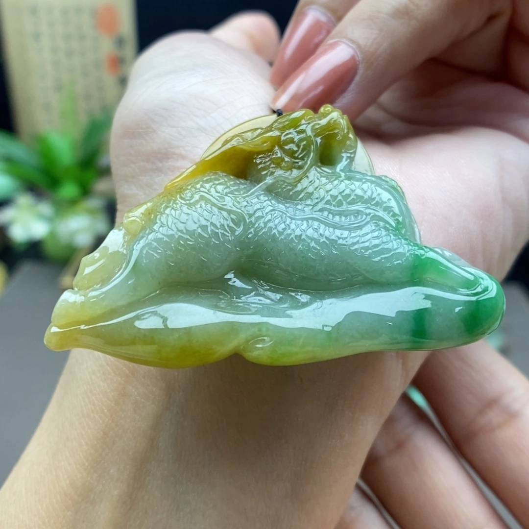 翡翠未镶嵌颈饰吊坠20