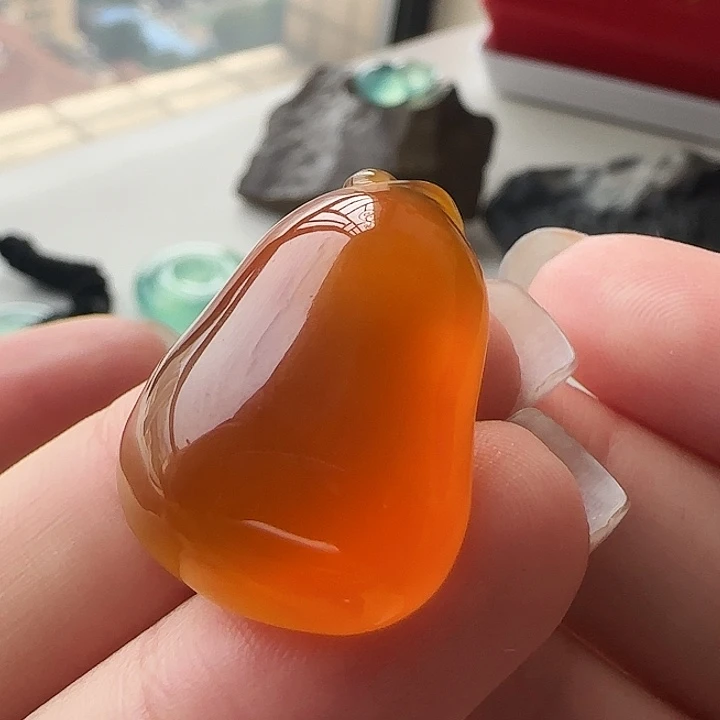 岫玉未镶嵌项链岫玉