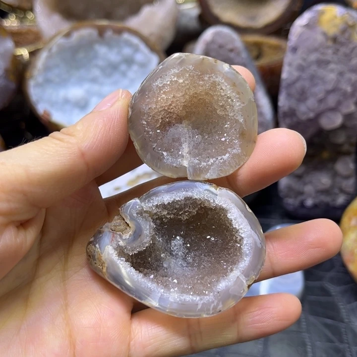 水晶珠宝半成品未镶嵌特价盆