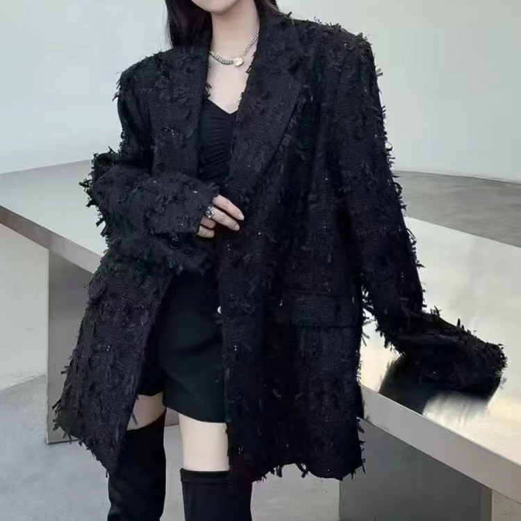 【WFH】美式oversize西装外套女春季