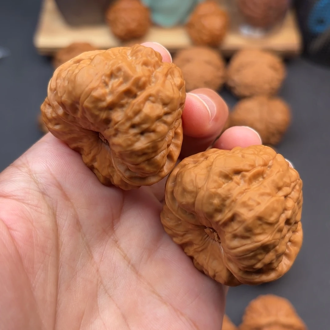 文玩核桃吊坠水晶蛙边42