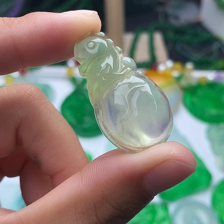 翡翠未镶嵌颈饰所见即所得 162