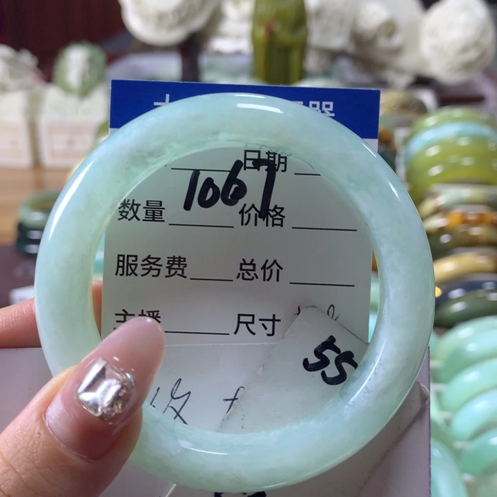 蛇纹石玉手镯未镶嵌1067