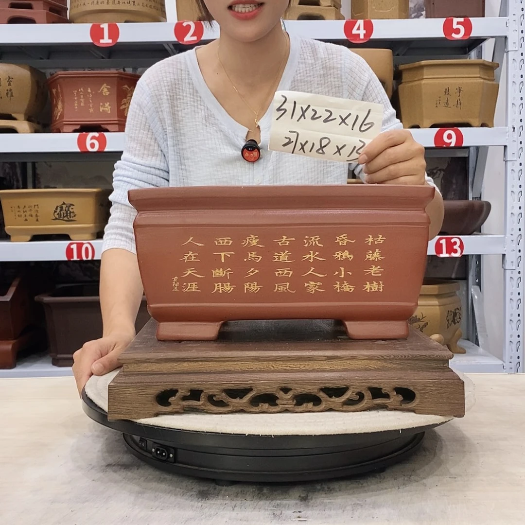 紫砂花盆紫砂花盆