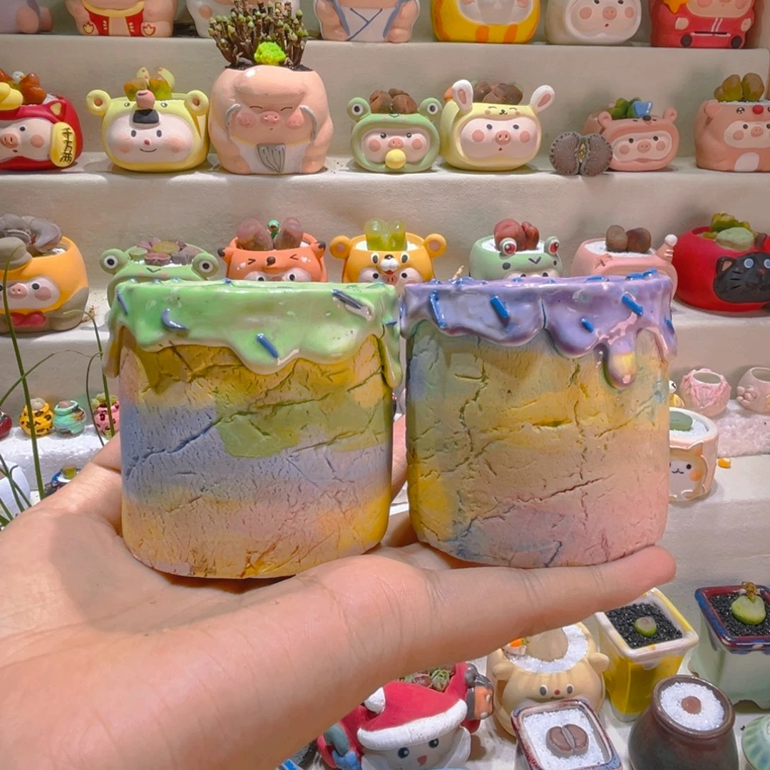 079纯手工制作盆盆15一个