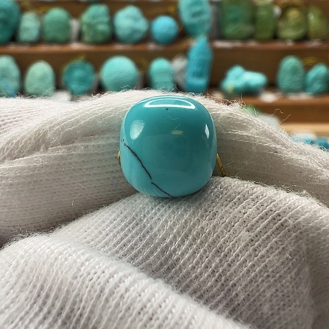 绿松石老型珠未镶嵌