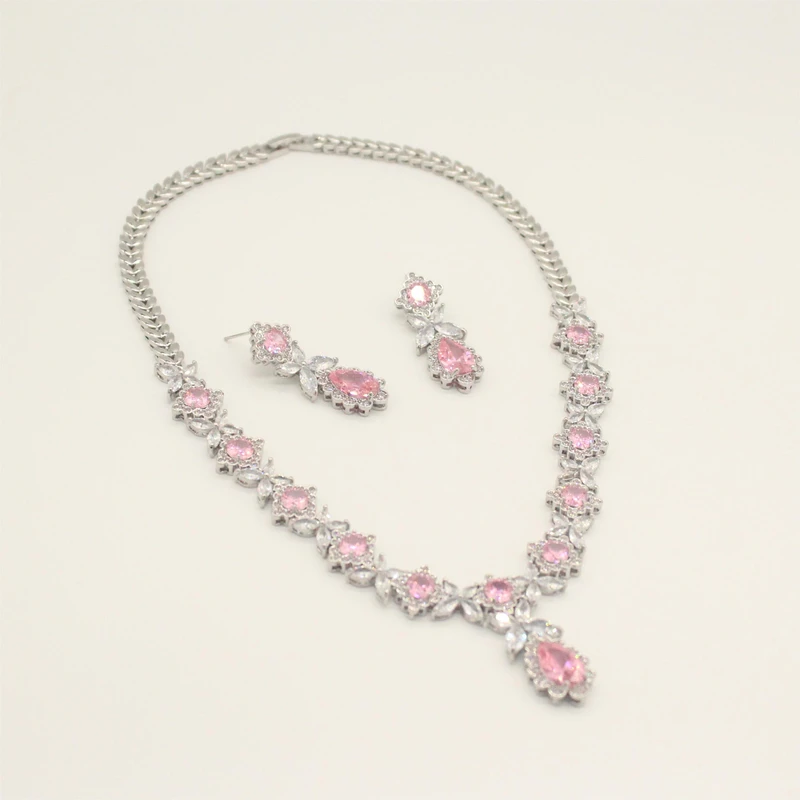 Q13 粉红佳人项链套装