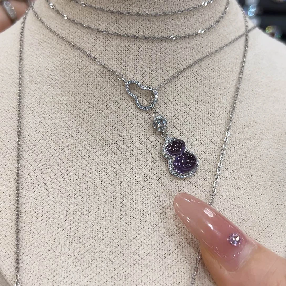 阿****紫晶戒指银S925镶嵌