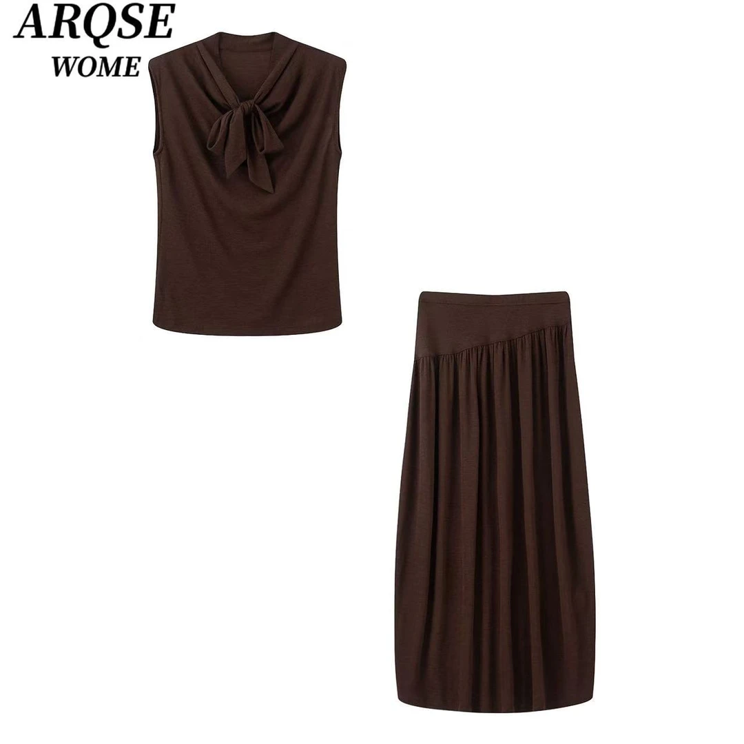 【套装】【商场同款】2025夏秋季新品款时尚休闲针织衫套装3022