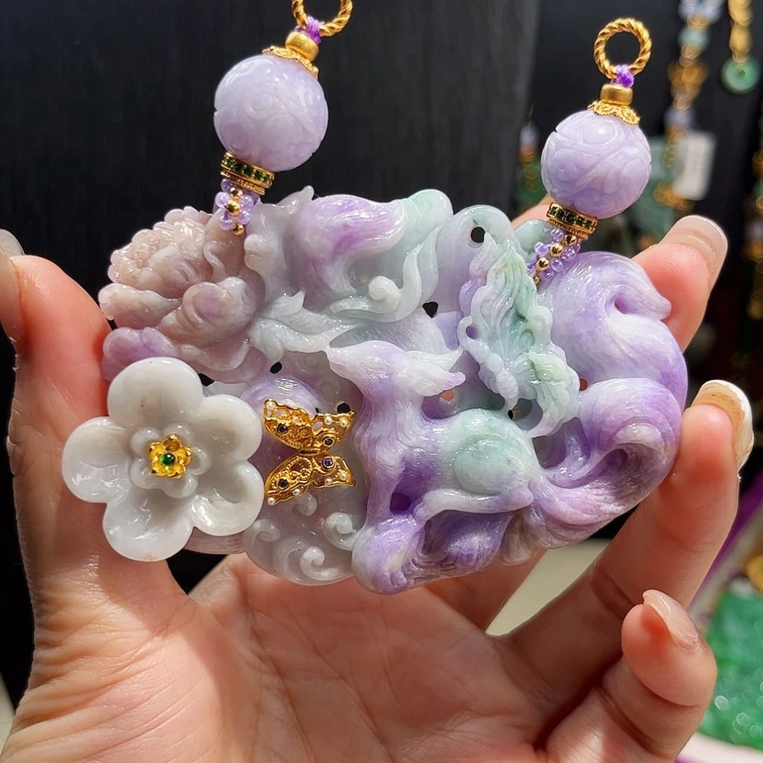 【闪购商品】翡翠吊坠(赠链)未镶嵌福利