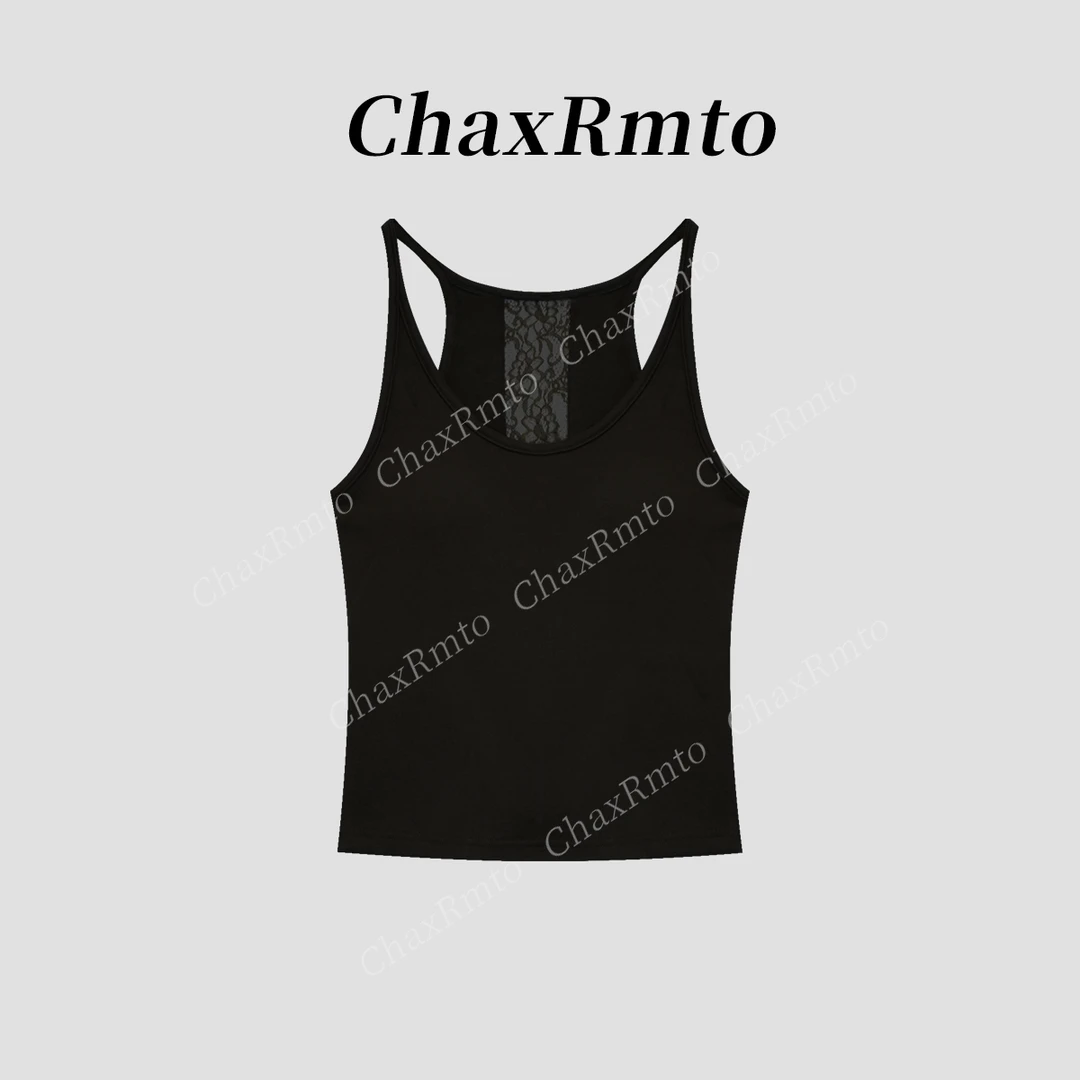 ChaxRmto斯斯 25款时尚舒适蕾丝拼接打底衫SD1A2376