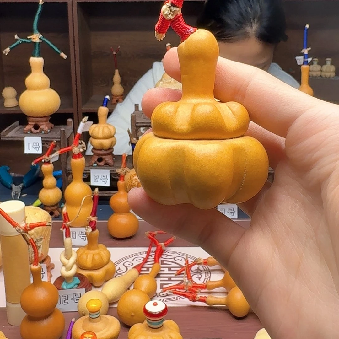 唯****彩花墩葫芦 手把花墩