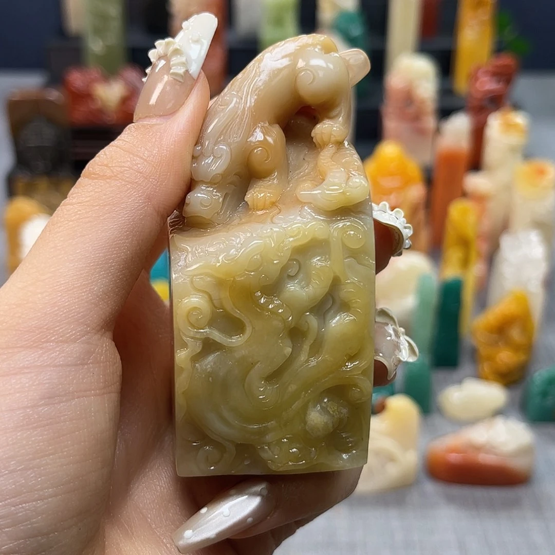 巴林石印石包邮包刻9171