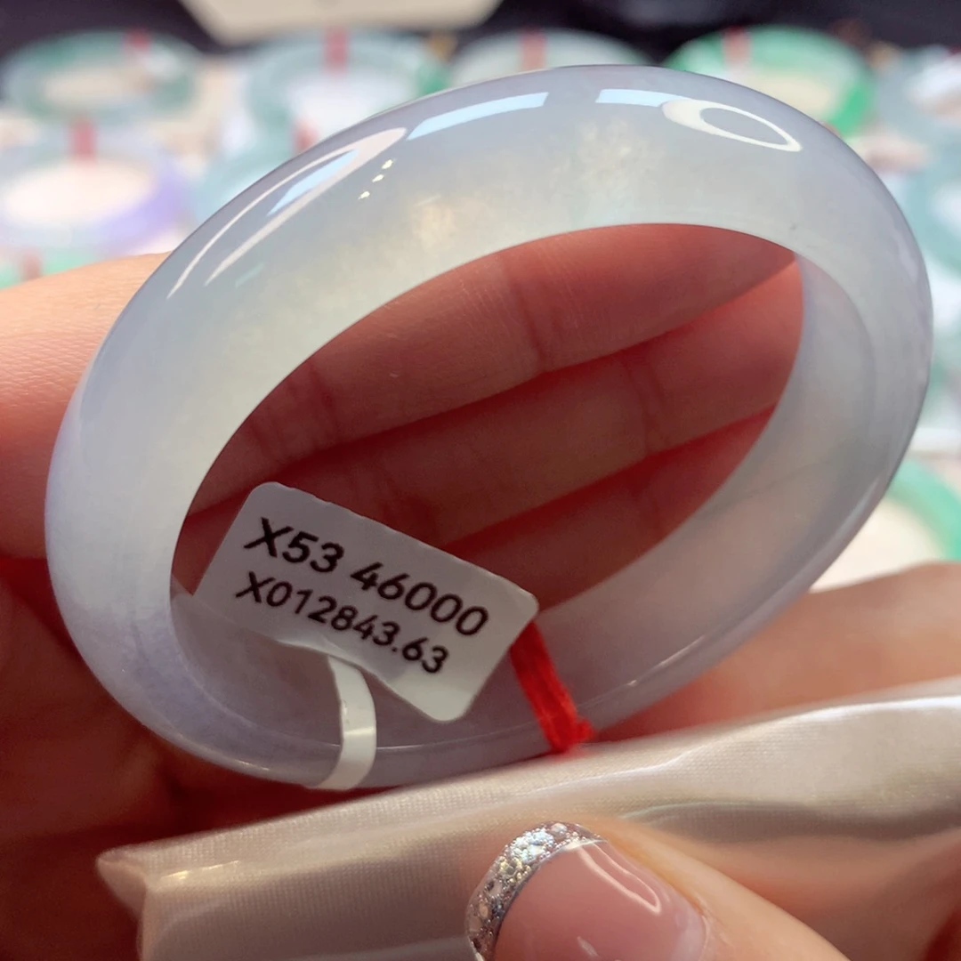 翡翠手镯未镶嵌45贵妃77