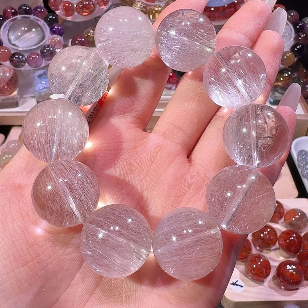 未镶嵌手链水晶天然水晶兔毛手串2