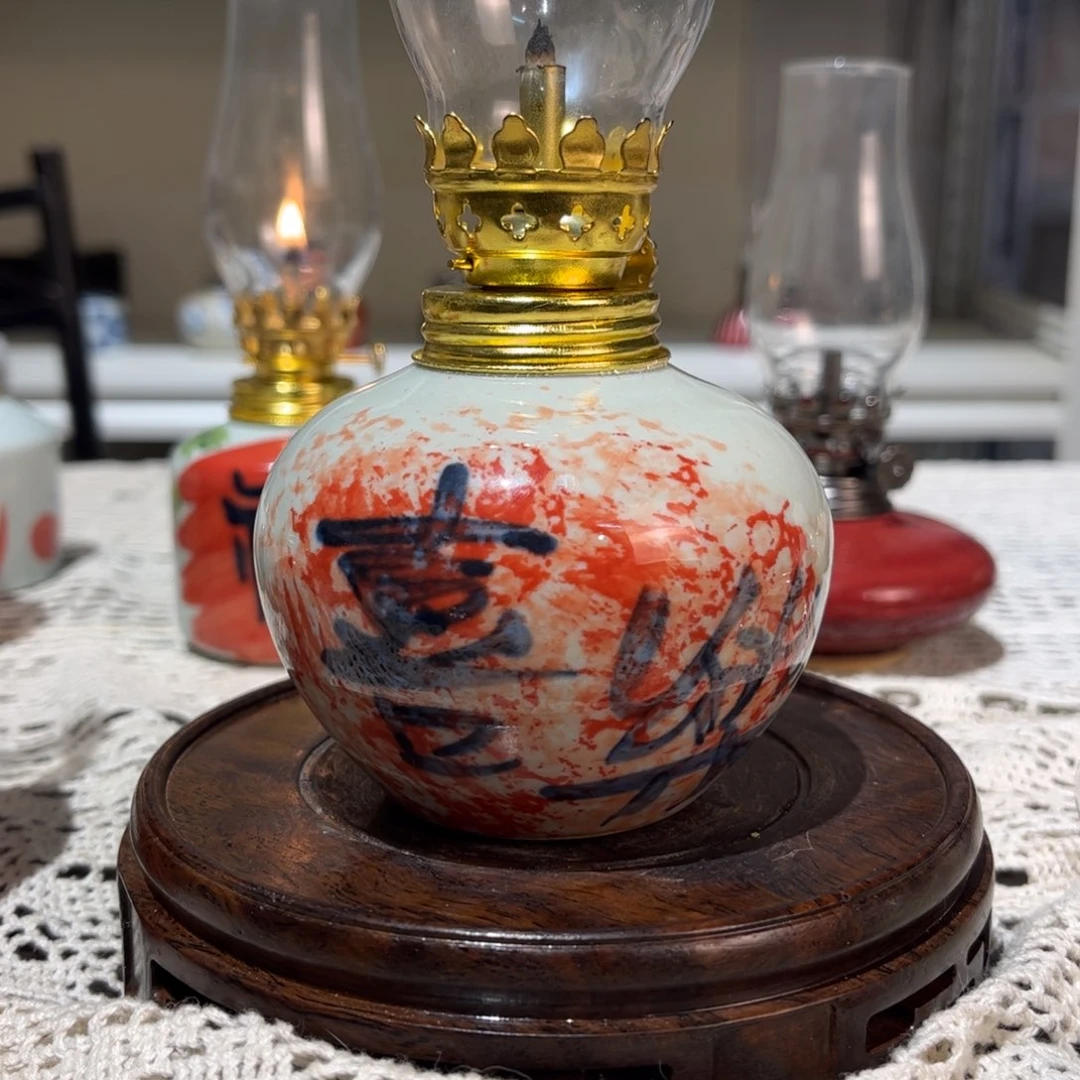 摆件景德镇陶瓷香薰灯