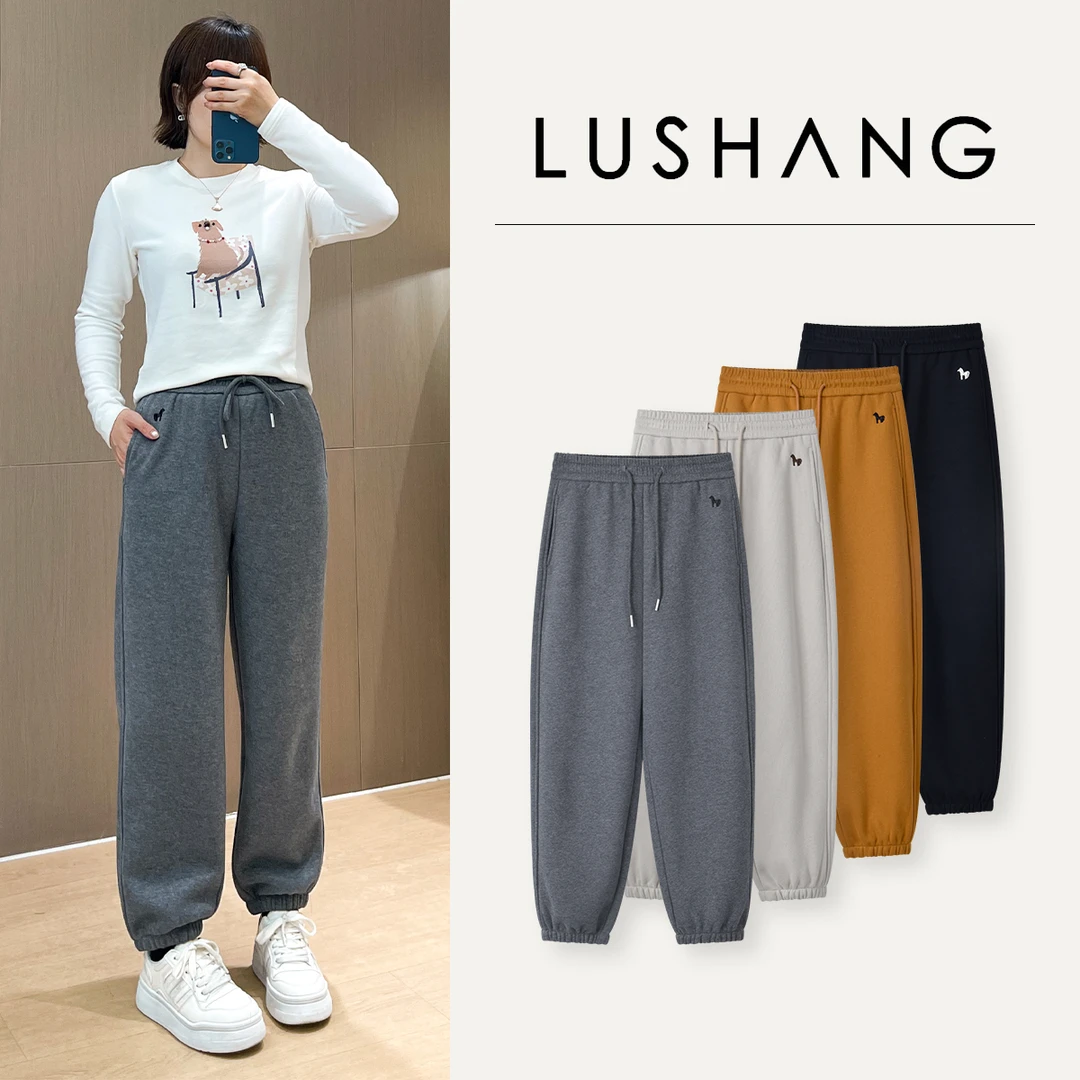 【保暖卫裤】内里奥利绒，显瘦不臃肿！露赏2025冬季宽松束脚休闲裤