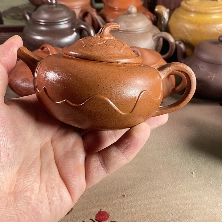 茶壶段泥紫砂的微瑕