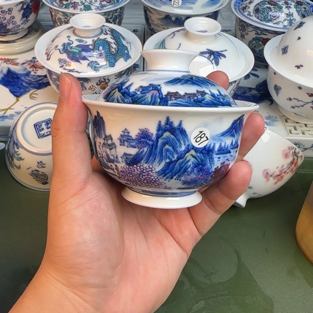 彦祖纯手工手绘茶具187