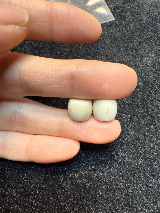 70661猛犸牙直切对珠配饰