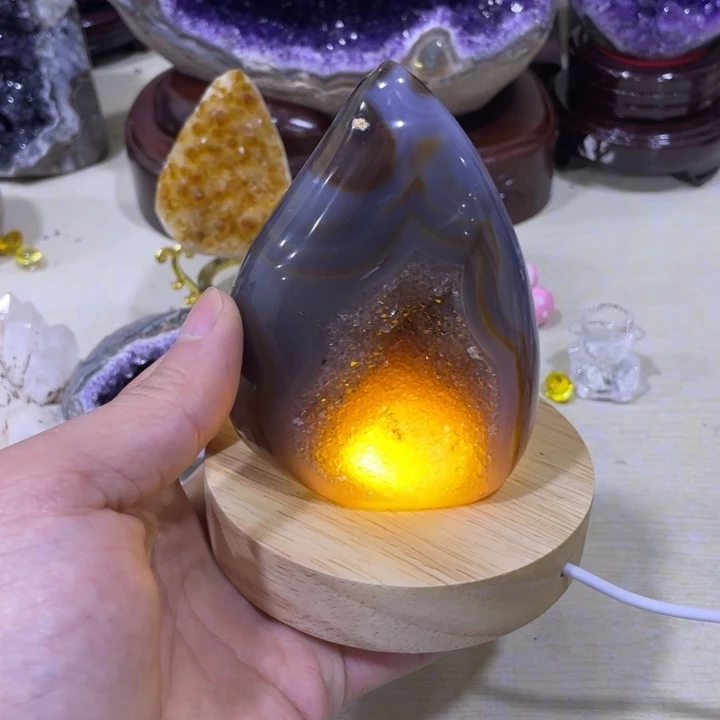 紫晶水晶寿桃未镶嵌